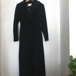 Ankle Length Calvin Klein Wool Coat